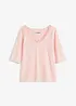 Shirt mit Spitze, bonprix