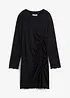 Robe matière T-shirt avec détail froncé, bonprix