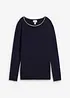 Pull en fine maille de coton mélangé, bonprix