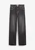 Jean droit taille haute, loose, bonprix