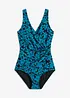 Maillot 1 pièce sculptant, maintien léger, style portefeuille, bonprix