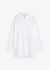 Long chemisier 100% coton, bonprix