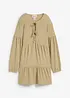 Robe en jersey crêpe texturé, bonprix
