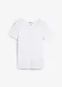 T-shirt col Henley, 100% coton, bonprix
