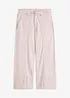 Jupe-culotte en twill extensible, avec ceinture, bonprix