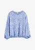 Blouse en satin imprimé, bonprix