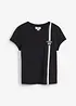 Kurzes T-Shirt mit Druck, bonprix