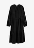 Robe midi à empiècements en crochet, bonprix