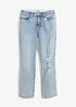 Straight-Jeans Mid Waist Bequembund Low Stretch, cropped, bonprix