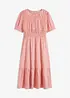 Robe midi en douce viscose mélangée, bonprix