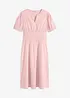Robe midi à taille élastiquée, bonprix