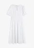 Robe midi à taille élastiquée, bonprix