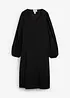 Robe midi fluide en viscose mélangée, bonprix
