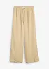 Pantalon palazzo en crêpe texturé, bonprix