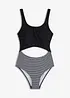 Maillot 1 pièce à découpe, bonprix