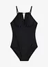 Maillot 1 pièce sculptant, maintien modéré, bonprix