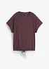 Shirt mit Bindedetail am Saum aus Baumwolle-Viskose-Mix, bonprix