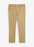 Pantalon droit stretch à taille élastiquée, Regular Fit, bonprix