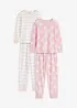 Lot de 2 pyjamas 100% coton (ens. 4 pces), bonprix