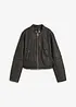 Veste biker, look used, bonprix