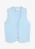 Gilet sans manches coton et soie, bonprix