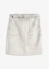 Jupe avec ceinture, bonprix