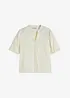 Chemisier manches courtes, 100% coton, bonprix