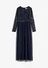 Robe longue à broderie de sequins, bonprix