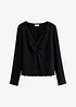 Rippshirt mit V-Ausschnitt, bonprix