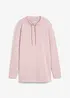 Sweat manches longues avec base fendue, bonprix
