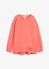 Sweatshirt aus Baumwoll-Mix mit Vokuhila Saum, bonprix