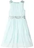 Robe en crêpe avec ceinture ornée de sequins, bonprix