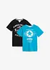 T-Shirt aus reiner Bio-Baumwolle (2er Pack), bonprix