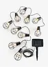 Guirlande lumineuse solaire avec 10 ampoules, bonprix