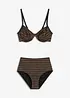 Bikini brillant à armatures (ens. 2 pces), bonprix