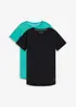 Lot de 2 T-shirts techniques à séchage rapide, bonprix