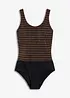 Maillot 1 pièce sculptant brillant, maintien modéré, bonprix