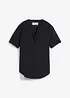 Blouse manches courtes en viscose mélangée, bonprix