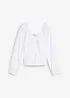 Blouse à broderie anglaise, 100% coton, bonprix