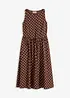 Robe midi avec lien à nouer, bonprix