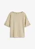 T-shirt en viscose à imprimé brillant, bonprix