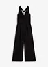 Jumpsuit mit Wasserfallausschnitt, bonprix