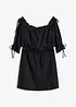 Robe en jersey à col Bardot, bonprix