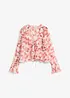 Blouse en crêpe à volants, bonprix