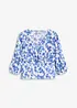Gesmocktes Shirt, bonprix