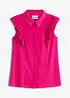 Blouse volantée en jersey, bonprix