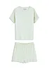Pyjashort avec T-shirt oversize en viscose, bonprix
