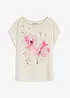 Shirt mit Webeinsatz, bonprix