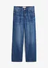 Jean baggy, taille mi-haute, doux, raccourci, bonprix