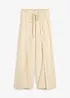 Pantalon palazzo en lin mélangé, bonprix